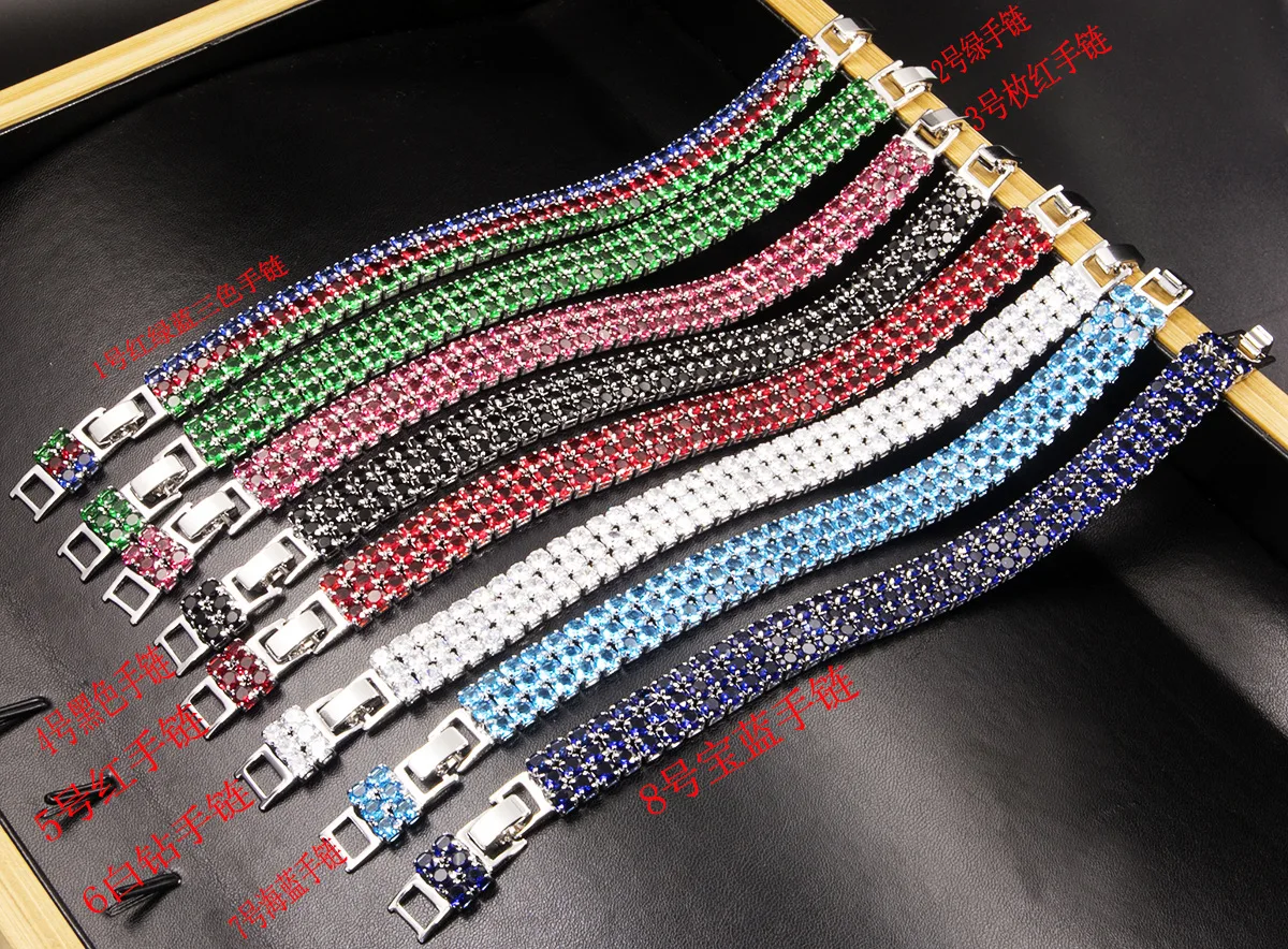 Jewelry Fashion Simple Three-row Diamond Women's Bracelet Bracelet Personality Wild Temperament Bracelet
Jewelry Fashion Simple Three-row Diamond Women's Bracelet Bracelet Personality Wild Temperament Bracelet