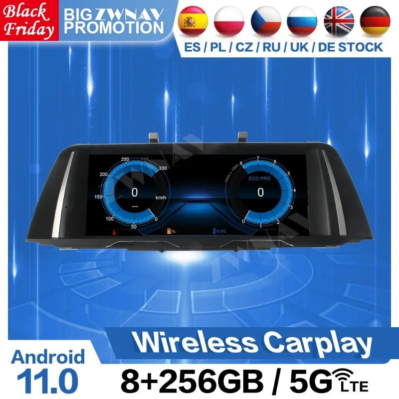 8 + 256G Carplay Android радио приемник для BMW 5 серии F10 F11 F18 2011-2016 Авто аудио стерео видео мультимедийный плеер головное устройство
8 + 256G Carplay Android радио приемник для BMW 5 серии F10 F11 F18 2011-2016 Авто аудио стерео видео мультимедийный плеер головное устройство