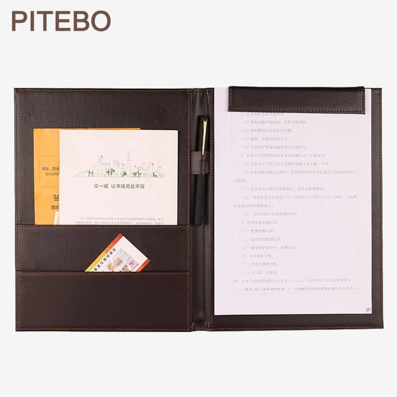 PITEBO Высококачественная модная деловая папка для документов, конференц-площадка, доска для письма, лента, магнит, А4, кожаная папка
PITEBO Высококачественная модная деловая папка для документов, конференц-площадка, доска для письма, лента, магнит, А4, кожаная папка