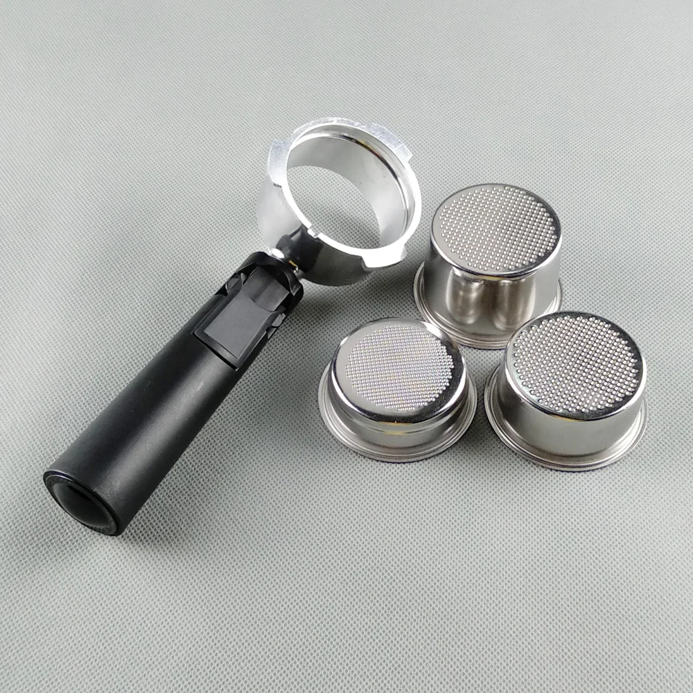 51mm 1/2/4 Cup Coffee Filter Basket Stainless Steel Coffee Portafilter Espresso Machine Parts Kitchen Accessories Powder Bowl
51mm 1/2/4 Cup Coffee Filter Basket Stainless Steel Coffee Portafilter Espresso Machine Parts Kitchen Accessories Powder Bowl