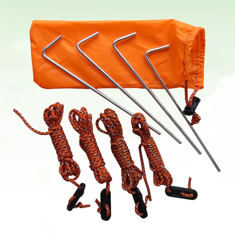 Tent Fixation Nails Rope Sets Tent Assessory Kits With Storage Pouch for Outdoor Travel Trip
Tent Fixation Nails Rope Sets Tent Assessory Kits With Storage Pouch for Outdoor Travel Trip