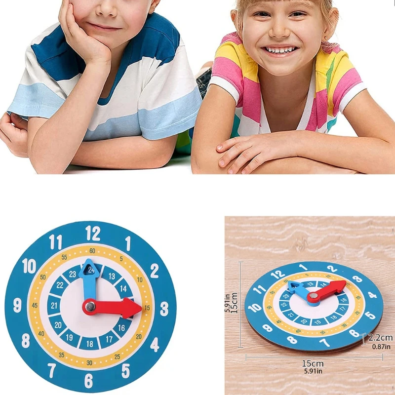 Wooden Teaching Clock Math Toy Double Sided Colorful Brain Developmental Busy Board Early Educational Baby Activity Toy
Wooden Teaching Clock Math Toy Double Sided Colorful Brain Developmental Busy Board Early Educational Baby Activity Toy