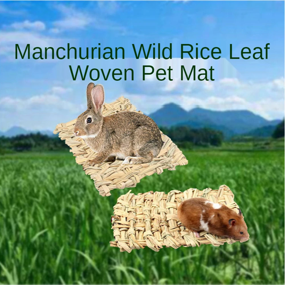 Hand-Woven Hamster Grass Nest Edible Mat Rabbit Rectangular Bed Pet resting Litter Guinea Pig Playing Mat Practical & Creative
Hand-Woven Hamster Grass Nest Edible Mat Rabbit Rectangular Bed Pet resting Litter Guinea Pig Playing Mat Practical & Creative