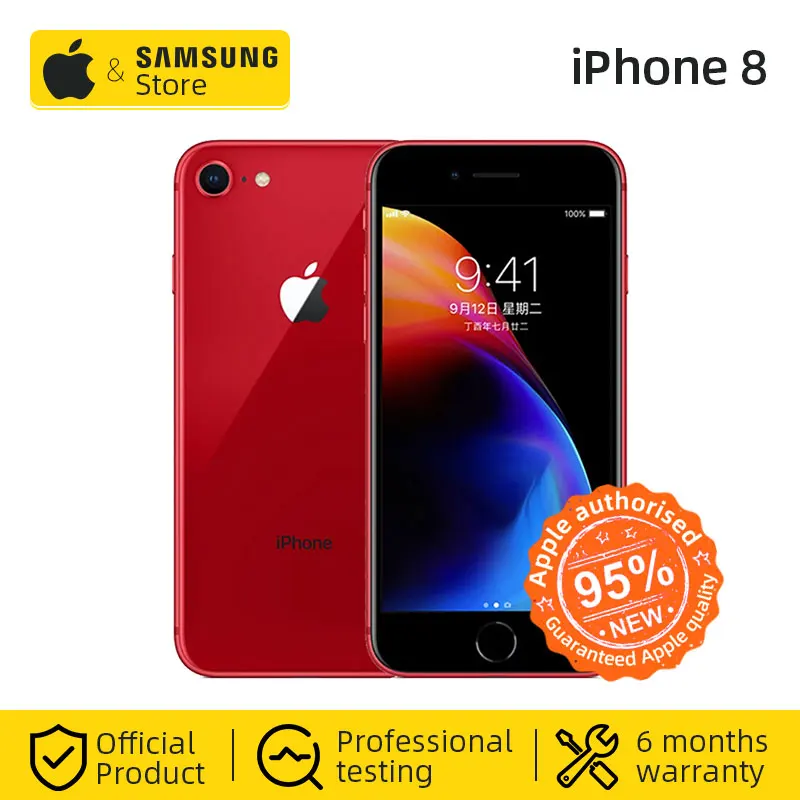 Оригинальный разблокированный мобильный телефон Apple iPhone 8 4 7 дюйма с шестигранным