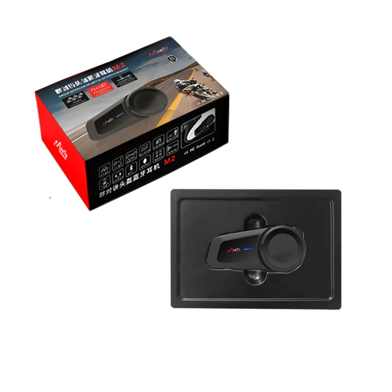 Motorcycle Helmet Intercom Headset Fleet communication Waterproof Group talk interphone M2
Motorcycle Helmet Intercom Headset Fleet communication Waterproof Group talk interphone M2