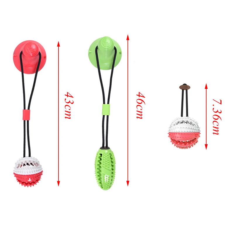 1Pcs Silicon Suction Cup Dog Toys Tug Interactive Ball Toy Pet Chew Bite Tooth Cleaning Toothbrush Feeding Pet Supplies
1Pcs Silicon Suction Cup Dog Toys Tug Interactive Ball Toy Pet Chew Bite Tooth Cleaning Toothbrush Feeding Pet Supplies