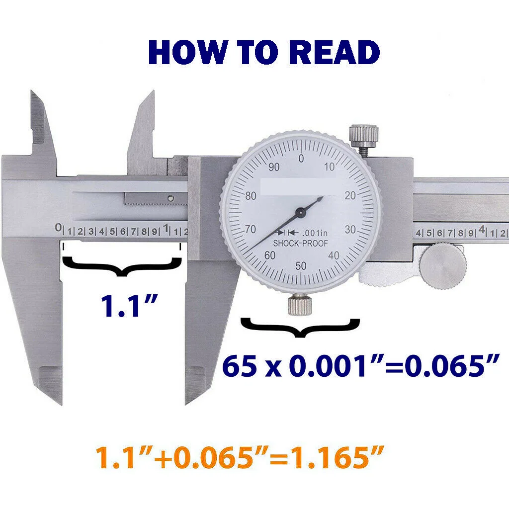 Supply Dial Caliper 6 Inch Vernier Stainless Steel DIY Gauge Micrometer Fiber Gauge Height Measuring Instruments Micrometer Tool
Supply Dial Caliper 6 Inch Vernier Stainless Steel DIY Gauge Micrometer Fiber Gauge Height Measuring Instruments Micrometer Tool