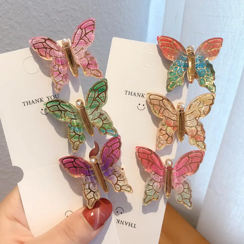 Korean Fairy Butterfly Hairpin Colorful Gradient Hair Clips for Women Girls Barrette Flying Butterfly Hair Accessories Hot Sale
Korean Fairy Butterfly Hairpin Colorful Gradient Hair Clips for Women Girls Barrette Flying Butterfly Hair Accessories Hot Sale