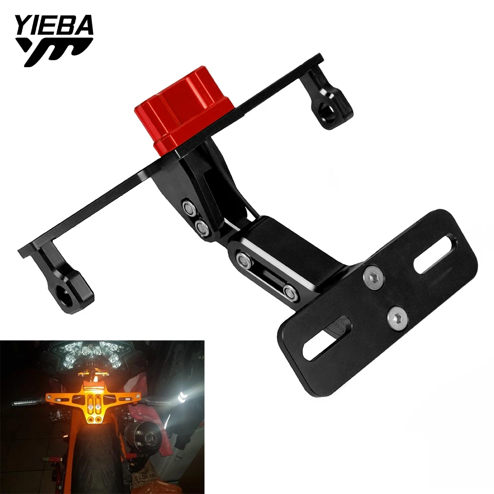 Moto Universal Aluminum Motorcycle Adjustable Angle Rear License Plate Mount Holder For KAWASAKI NINJA 650R ER6F ER6N
Moto Universal Aluminum Motorcycle Adjustable Angle Rear License Plate Mount Holder For KAWASAKI NINJA 650R ER6F ER6N