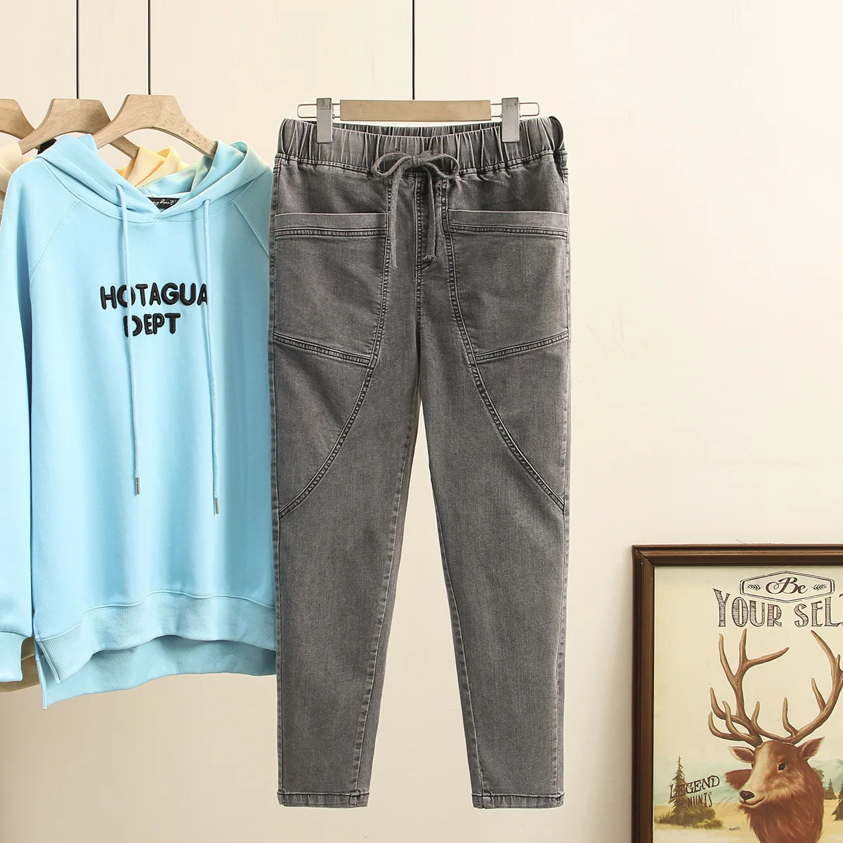 Women Jeans 2021 Spring Plus Size Pencil Pants Casual Clothes Female Denim Trousers Charcoal Grey Stretch Plus Size Bottoms
Women Jeans 2021 Spring Plus Size Pencil Pants Casual Clothes Female Denim Trousers Charcoal Grey Stretch Plus Size Bottoms