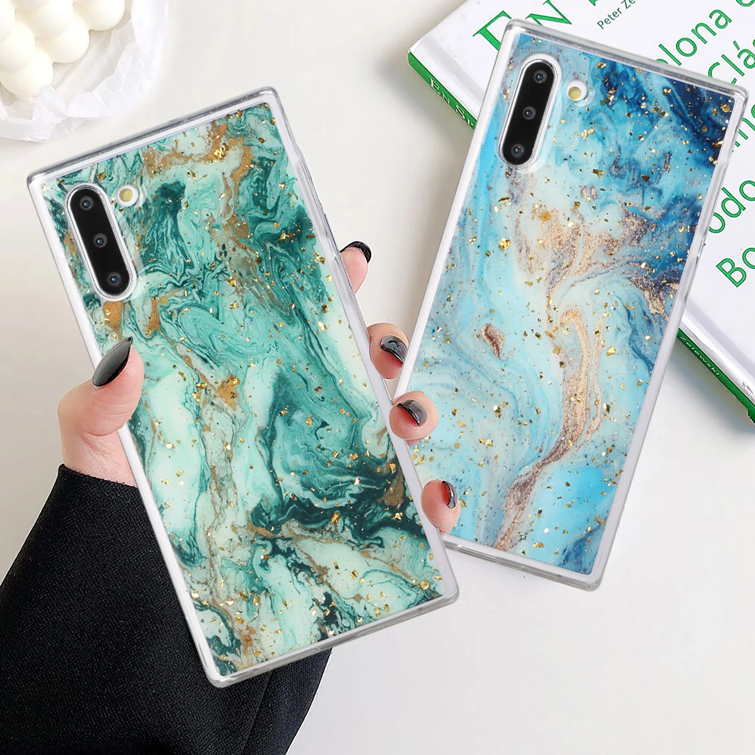 

Flashing gradient Hookah marbling Phone Case For Samsung Galaxy Note 10 A50 A30S A50S A20 A30 A40 A70 S10 S10E F62 Plus Cover