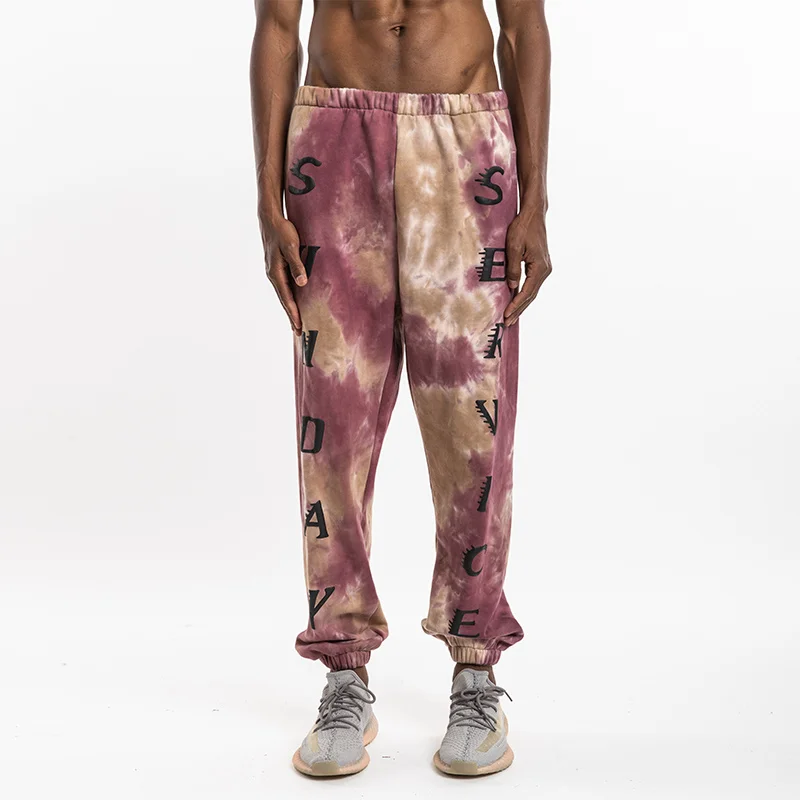Kanye West Pants SUNDAY SERVICE Sweatpants High Quality Tie Dye Print Concert Series Hip Hop Terry Cotton Trousers Season
Kanye West Pants SUNDAY SERVICE Sweatpants High Quality Tie Dye Print Concert Series Hip Hop Terry Cotton Trousers Season