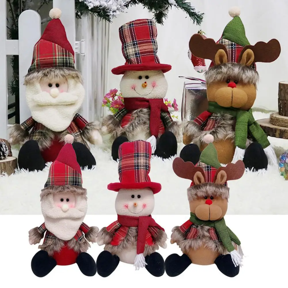 Sweater Design Elastic Cute Santa Claus Plush Doll Exquisite Embroidery Mini Stuffed Toy Lightweight for Souvenir
Sweater Design Elastic Cute Santa Claus Plush Doll Exquisite Embroidery Mini Stuffed Toy Lightweight for Souvenir
