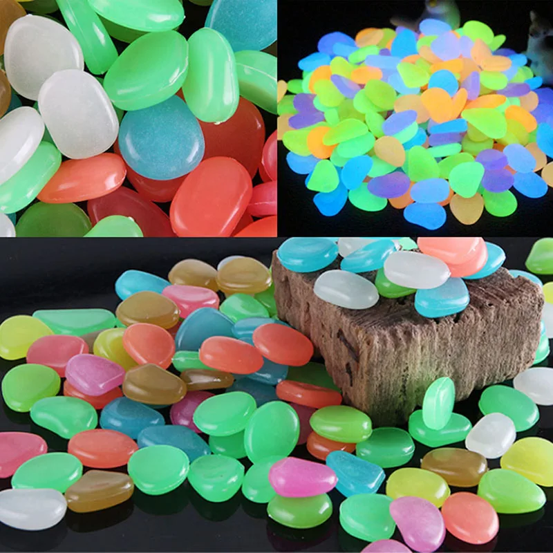 10pcs Glow Pebbles Stones Home Fish Tank Garden Decoration Luminous Glowing In The Dark Accessories
10pcs Glow Pebbles Stones Home Fish Tank Garden Decoration Luminous Glowing In The Dark Accessories
