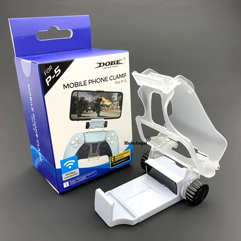 DOBE Mobile Phone Game Clip for PS5 Controller Gaming Gamepad Holder Joystick Clamp Mount Bracket Multi-directional Adjustable
DOBE Mobile Phone Game Clip for PS5 Controller Gaming Gamepad Holder Joystick Clamp Mount Bracket Multi-directional Adjustable
