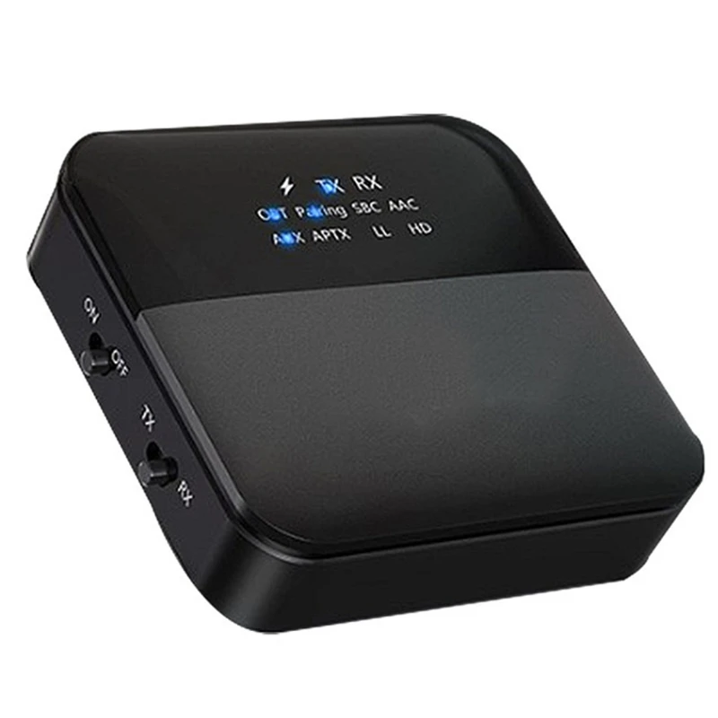 Bluetooth 5.0 Audio-Transmitter Receiver CSR8675 Wireless aptx Audio-Auto on Adapter for tv car aptX -HD LL Low Latency
Bluetooth 5.0 Audio-Transmitter Receiver CSR8675 Wireless aptx Audio-Auto on Adapter for tv car aptX -HD LL Low Latency