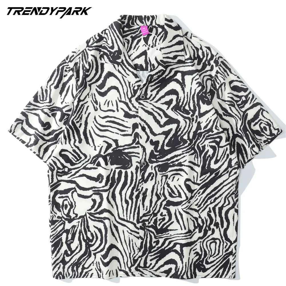 Men's Hawaiian Shirt Beach Holiday Casual Harajuku Short Sleeve Shirt Zebra-stripe Oversized 2021 Summer Polyester Hawaii Shirt
Men's Hawaiian Shirt Beach Holiday Casual Harajuku Short Sleeve Shirt Zebra-stripe Oversized 2021 Summer Polyester Hawaii Shirt