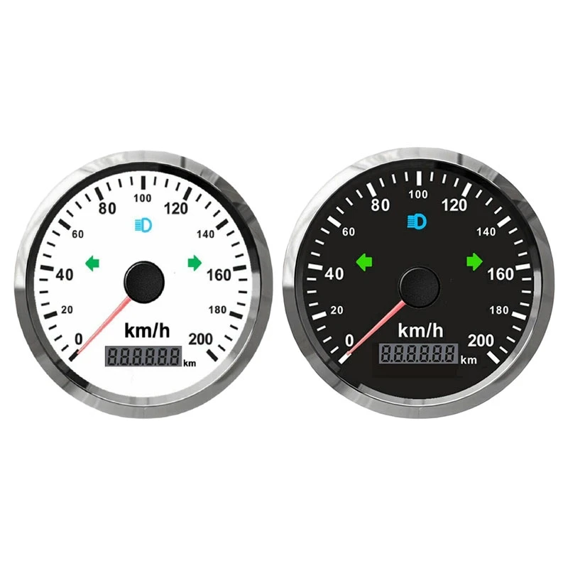 85mm GPS Speedometer 200Km/H LCD Display Tachometer 12V 24V With Red Backlight Odometer for Motorcycle ATV Boat
85mm GPS Speedometer 200Km/H LCD Display Tachometer 12V 24V With Red Backlight Odometer for Motorcycle ATV Boat