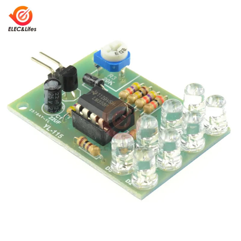 M358 12V Breath LED Light Module 8 LEDs Flashing Lamp Board Adjustable Trimmer Potentiometer For Diy Moudle
M358 12V Breath LED Light Module 8 LEDs Flashing Lamp Board Adjustable Trimmer Potentiometer For Diy Moudle
