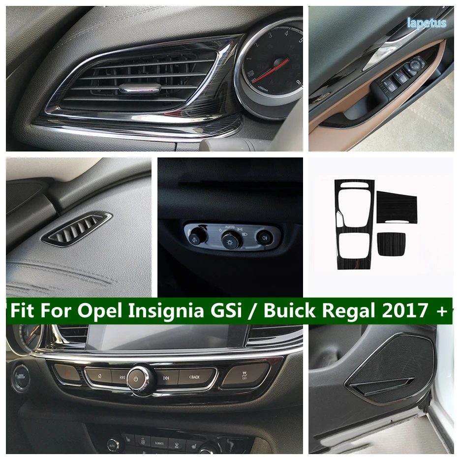 Black Brushed Interior For Opel Insignia GSi / Buick Regal 2017 - 2021 AC Frame Gear Shift Panel Cover Trim Stainless Steel
Black Brushed Interior For Opel Insignia GSi / Buick Regal 2017 - 2021 AC Frame Gear Shift Panel Cover Trim Stainless Steel