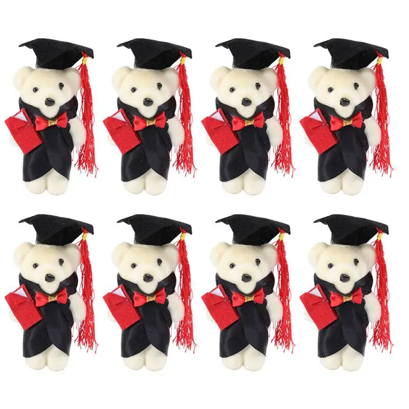8Pcs Graduation Bear Dolls Safe Chic Fine Standing Foam Bears Graduation Decorations Ornament
8Pcs Graduation Bear Dolls Safe Chic Fine Standing Foam Bears Graduation Decorations Ornament