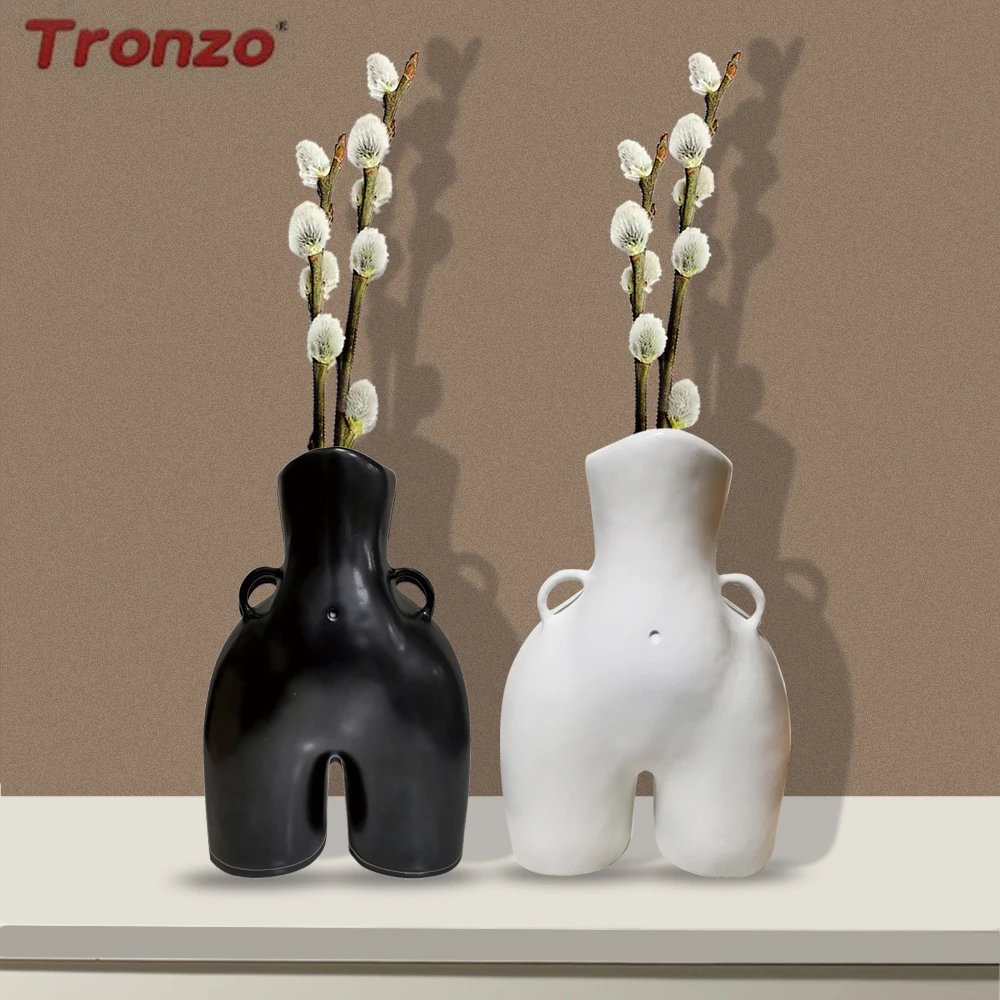 Tronzo Creative Human Flower Vase Black Or White Handmade Resin Butt Nude Crafts Ornaments Modern Home Party Wedding Decorations
Tronzo Creative Human Flower Vase Black Or White Handmade Resin Butt Nude Crafts Ornaments Modern Home Party Wedding Decorations