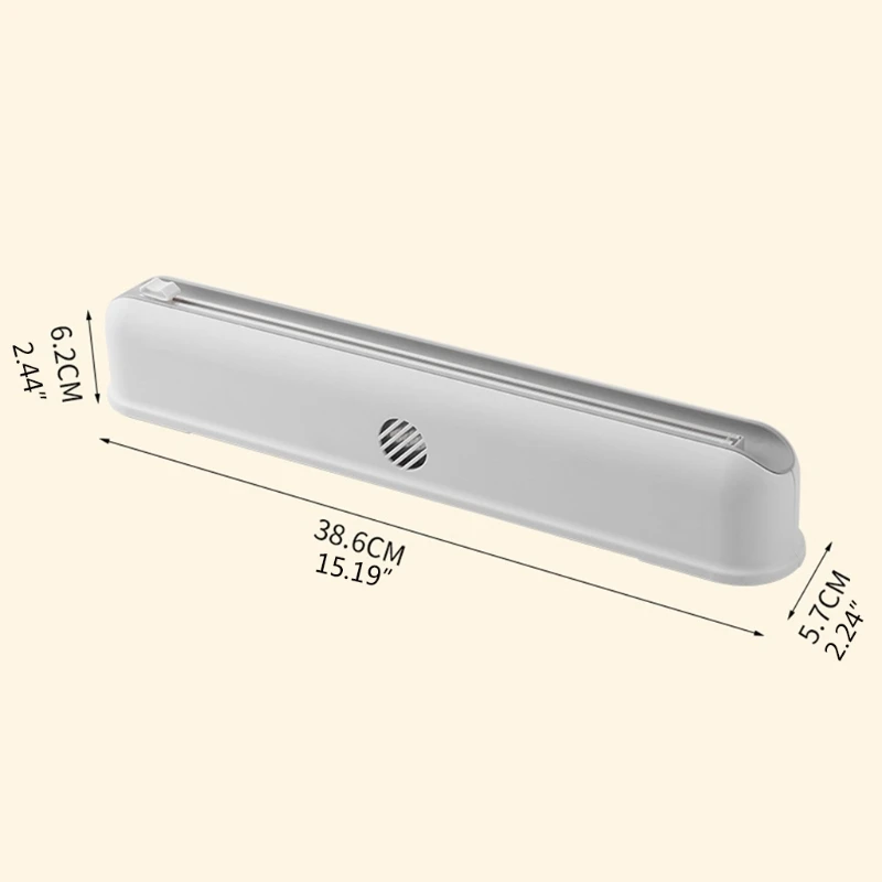Plastic Wrap Dispenser w/ Magnet 16 Micro Suckers Sliding Knife Design Refillable Film Cttuer for Home Kitchen
Plastic Wrap Dispenser w/ Magnet 16 Micro Suckers Sliding Knife Design Refillable Film Cttuer for Home Kitchen