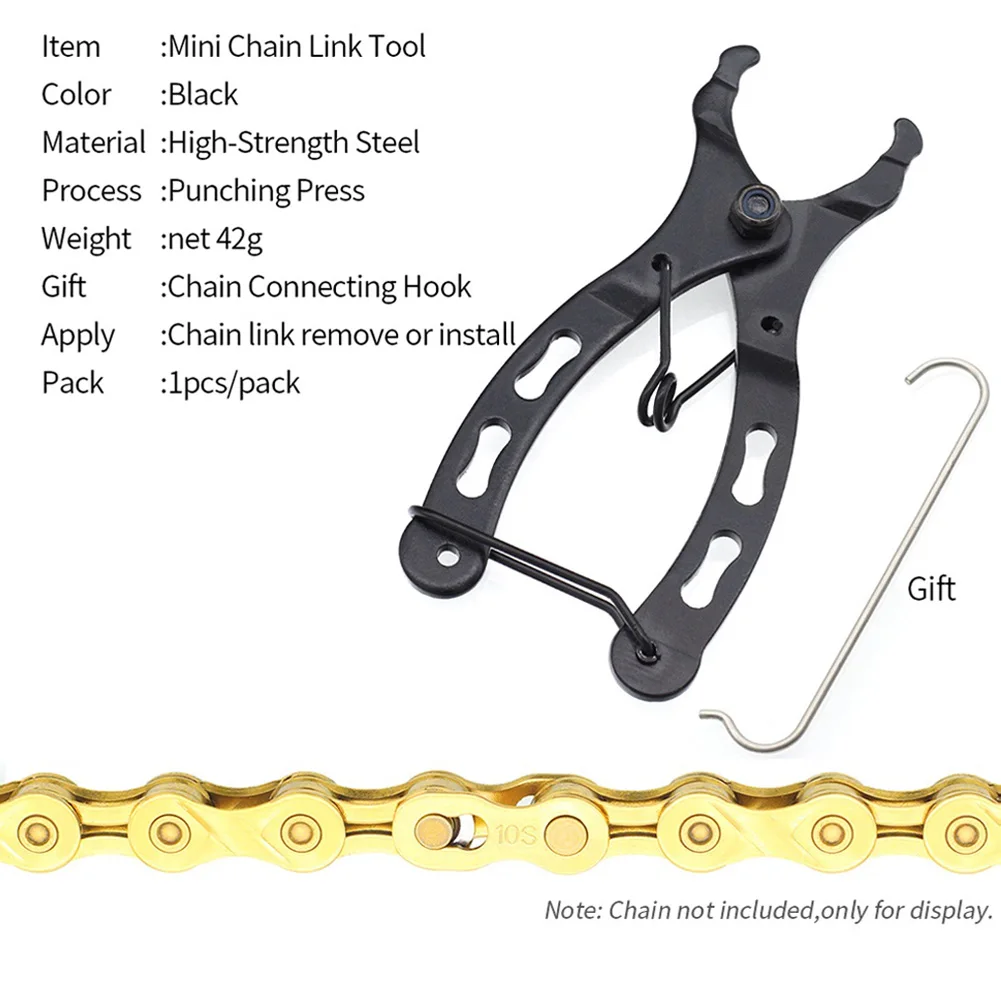 1PC Bicycle Chain Tool Quick Link Pliers Bike Chain Pliers with Hook Cycling Repair Tools MTB Road Bike Link Remover Connector
1PC Bicycle Chain Tool Quick Link Pliers Bike Chain Pliers with Hook Cycling Repair Tools MTB Road Bike Link Remover Connector