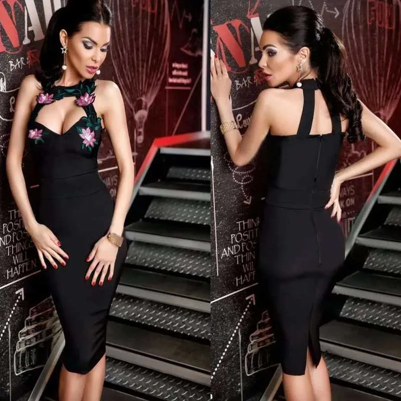 Free Shipping Wholesale 2021 Women's Black Spaghetti Strap V-Neck Halter Sexy Celebrity Cocktail Party Bandage Dress
Free Shipping Wholesale 2021 Women's Black Spaghetti Strap V-Neck Halter Sexy Celebrity Cocktail Party Bandage Dress