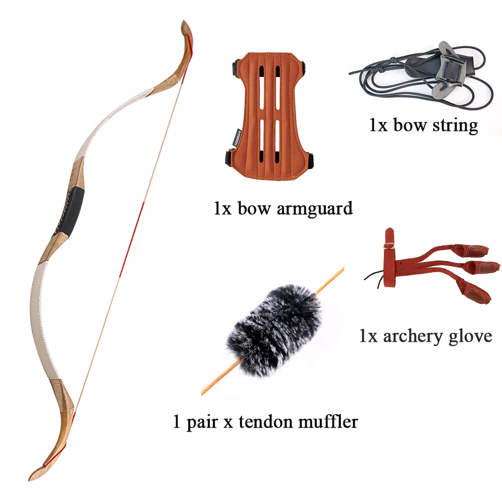 Toparchery 25/30/35/40/45/50 lbs Recurve Long Bow Handmade Laminated Traditional Bow Left Right Hand Target Shooting Practice
Toparchery 25/30/35/40/45/50 lbs Recurve Long Bow Handmade Laminated Traditional Bow Left Right Hand Target Shooting Practice
