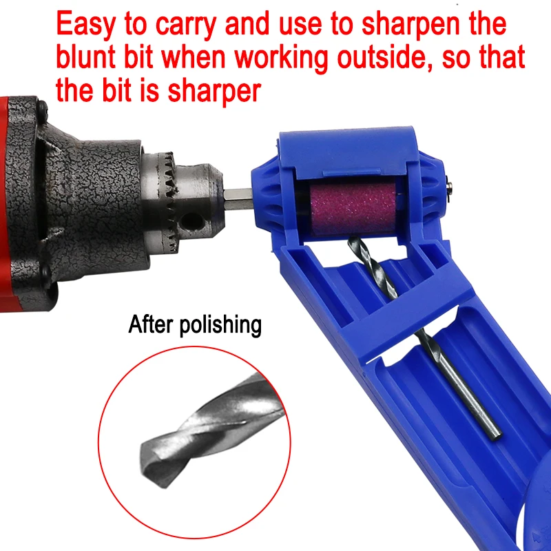 1set Portable Drill Bit Sharpener Corundum Grinding Wheel Drill Bit Sharpener Survival Tool Titanium Alloy Drill Powered Tool
1set Portable Drill Bit Sharpener Corundum Grinding Wheel Drill Bit Sharpener Survival Tool Titanium Alloy Drill Powered Tool