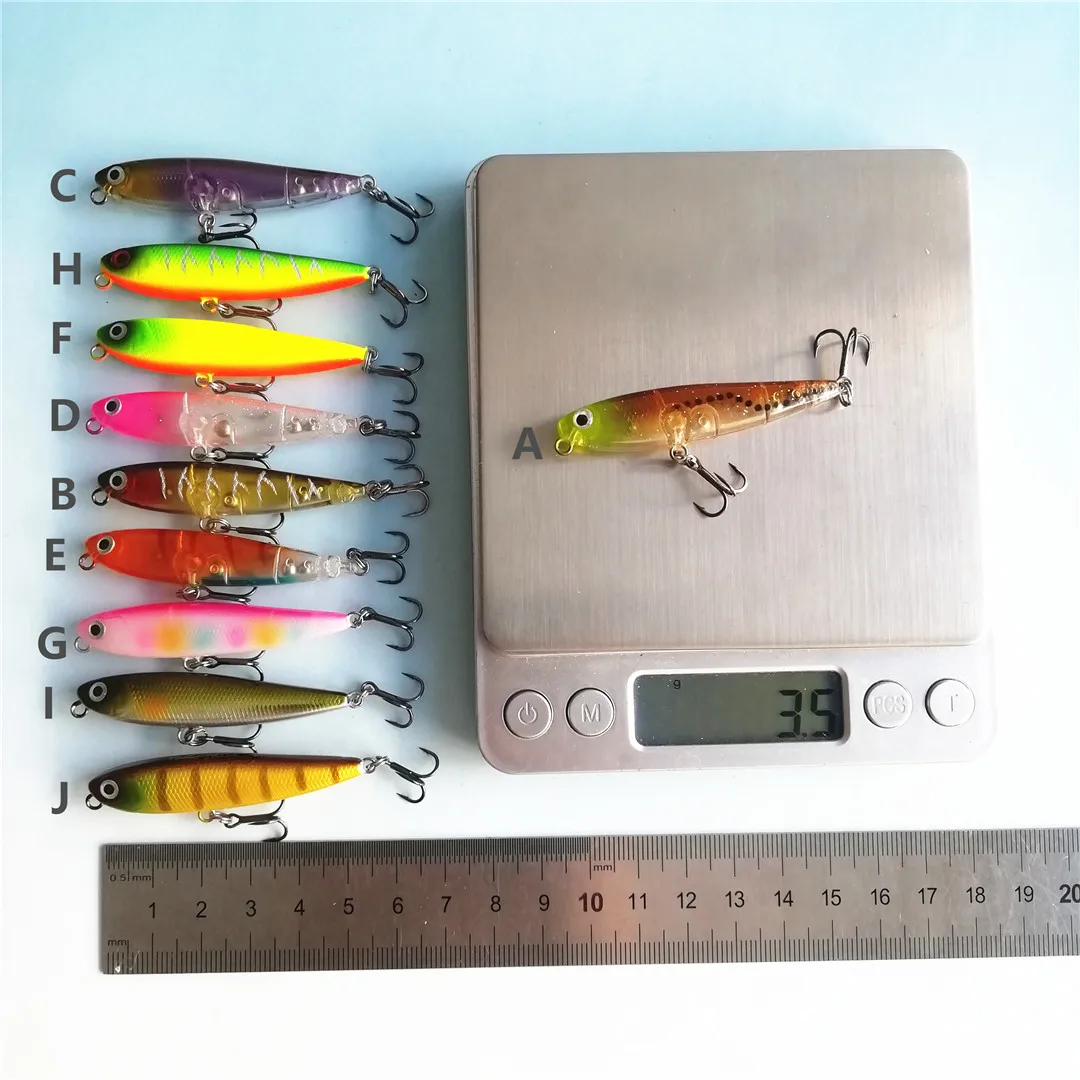 TSURINOYA 10PCS 60mm 3.1g Floating Pencil Profession Top Water Hard Fishing Lure DW64 Trout Small Hard Swimbait Wobblers
TSURINOYA 10PCS 60mm 3.1g Floating Pencil Profession Top Water Hard Fishing Lure DW64 Trout Small Hard Swimbait Wobblers