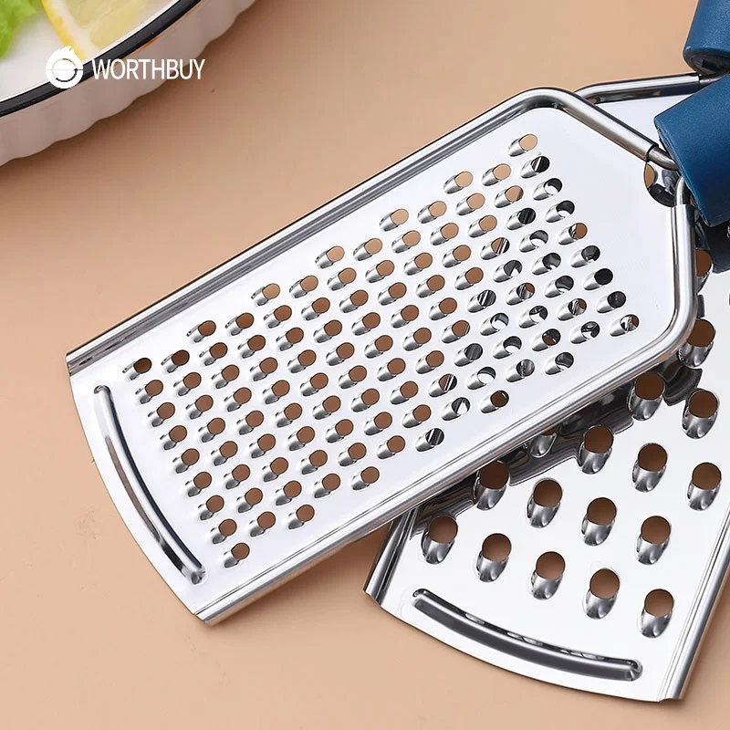 WORTHBUY Manual Vegetable Grater Stainless Steel Cheese Potato Grater Non-Slip Plastic Handle Vegetable Slicer Kitchen Gadgets
WORTHBUY Manual Vegetable Grater Stainless Steel Cheese Potato Grater Non-Slip Plastic Handle Vegetable Slicer Kitchen Gadgets