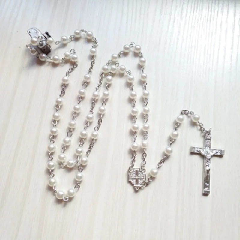 Fashion Pearl Jewelry Virgin Mary Rosary Necklace Vintage Religious Cross Jesus Pendent For Women 2021 New
Fashion Pearl Jewelry Virgin Mary Rosary Necklace Vintage Religious Cross Jesus Pendent For Women 2021 New