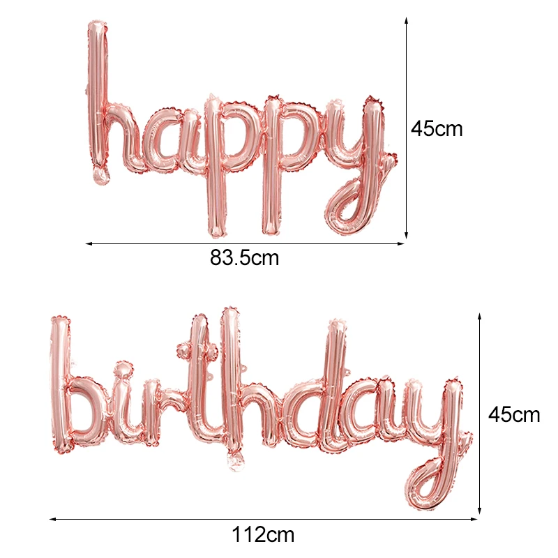 happy birthday Conjoined Letters balloons Rose gold alphabets Foil balloons For Kids Boy Girls Birthday Party Baby Shower Decor
happy birthday Conjoined Letters balloons Rose gold alphabets Foil balloons For Kids Boy Girls Birthday Party Baby Shower Decor