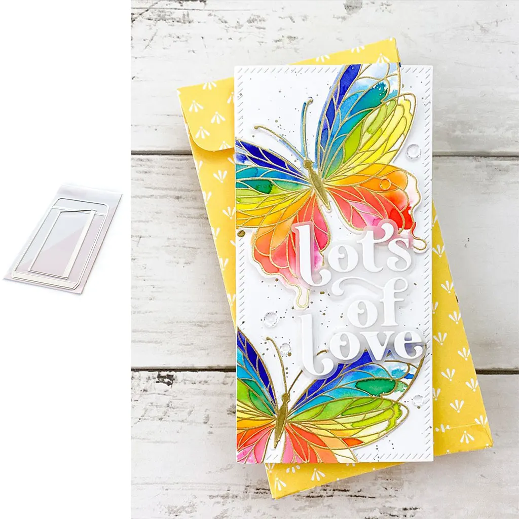 Rectangle border New Metal Cutting Dies & Stamps Scrapbook Diary Decoration Stencil Embossing Template DIY Greeting Card Handmad
Rectangle border New Metal Cutting Dies & Stamps Scrapbook Diary Decoration Stencil Embossing Template DIY Greeting Card Handmad