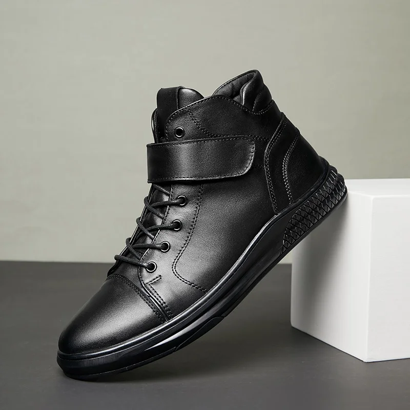 Boots Men Fashion Genuine Leather Men Boots Plush Warm Winter Work Shoes Military Boots Men Outdoor Shoes Brogue Big Size 38-48
Boots Men Fashion Genuine Leather Men Boots Plush Warm Winter Work Shoes Military Boots Men Outdoor Shoes Brogue Big Size 38-48