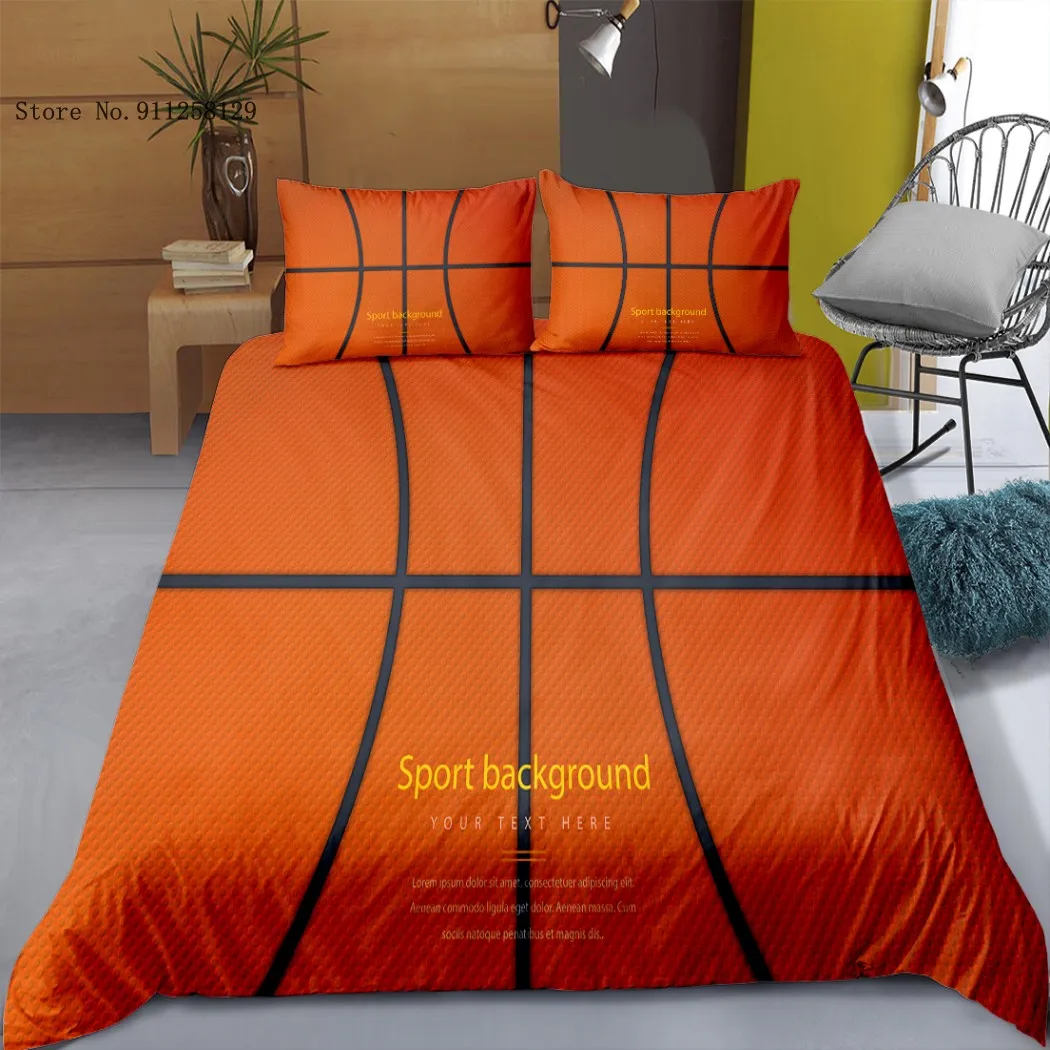 2/3 Pieces Cartoon Basketball Bedding Set Popular Sports Duvet Cover For Children Bed Quilt Cover Home Dorm Decor Bed Cover Sets
2/3 Pieces Cartoon Basketball Bedding Set Popular Sports Duvet Cover For Children Bed Quilt Cover Home Dorm Decor Bed Cover Sets