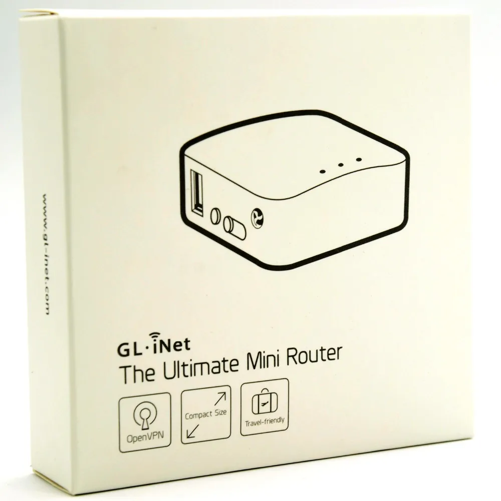

GL.iNet GL-MT300N-V2 MT7628NN 300Mbps Wireless Mini WiFi Router WiFi Repeater OPENWRT Firmware Travel Router 16MB Rom/128MB RAM