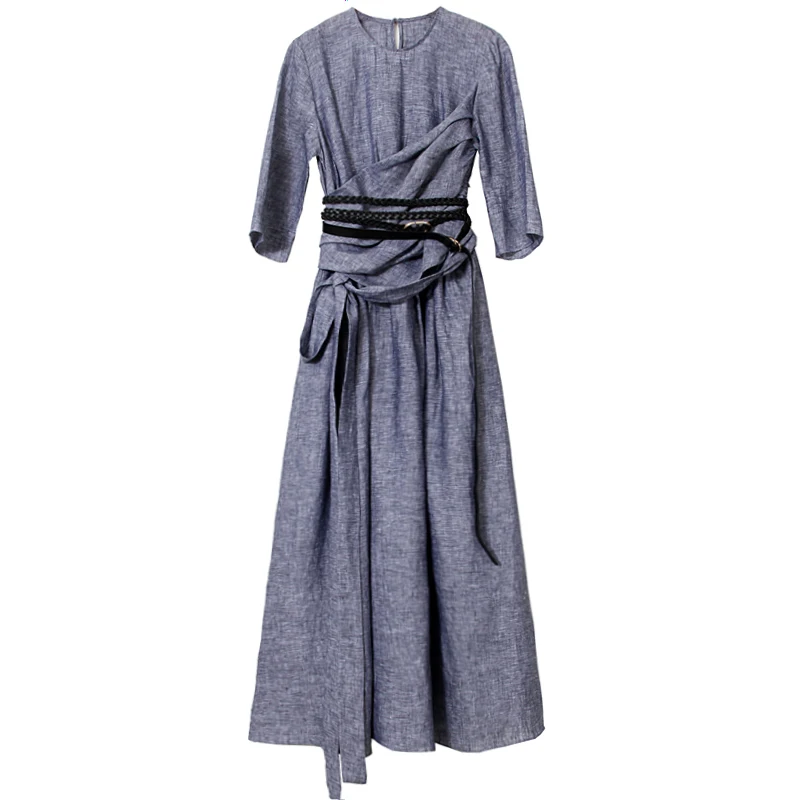 LouLan Queen High Quality Women Dress Long Elegant Party Prom Summer Dress 2021 Beach Two Belts Linen Grey Dress Summer Runaway
LouLan Queen High Quality Women Dress Long Elegant Party Prom Summer Dress 2021 Beach Two Belts Linen Grey Dress Summer Runaway