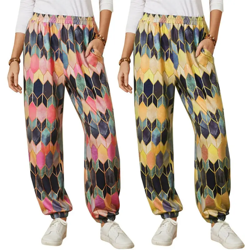 MoniGram Women Elasticated Printed Irregular Pants Summer Casual Long Trousers Bottoms AU
MoniGram Women Elasticated Printed Irregular Pants Summer Casual Long Trousers Bottoms AU