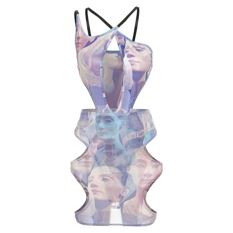 Europe and the United States 2021 summer women's new nightclub fashion sexy perspective hollow mesh skirt suit
Europe and the United States 2021 summer women's new nightclub fashion sexy perspective hollow mesh skirt suit