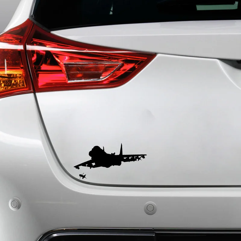 Lifelike Car Sticker Vinyl A Plane Fighter That Is Launching Missile Car Window Accessories Cover Scratches PVC 17cm X 9cm
Lifelike Car Sticker Vinyl A Plane Fighter That Is Launching Missile Car Window Accessories Cover Scratches PVC 17cm X 9cm