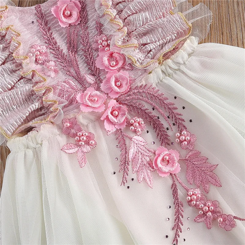 2021 Toddler Baby Girl's Dress Flower Embroidery Sleeveless Casual O-neck High Waist Dresses One-piece Infant Children Clothing
2021 Toddler Baby Girl's Dress Flower Embroidery Sleeveless Casual O-neck High Waist Dresses One-piece Infant Children Clothing