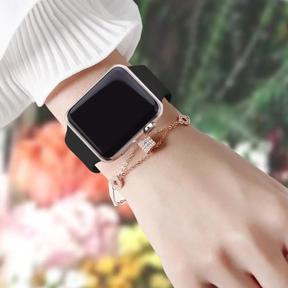 Silicone Band Strap For Apple Watch 38mm 42mm Bracelet Sport Watchband Strap For Apple Watch Series 6 SE 5 4 3 2 1 40MM 44MM
Silicone Band Strap For Apple Watch 38mm 42mm Bracelet Sport Watchband Strap For Apple Watch Series 6 SE 5 4 3 2 1 40MM 44MM