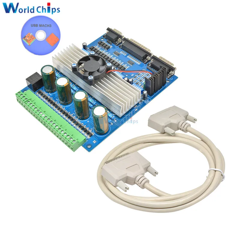 TB6560 DC 12 36V 3A 4 осевой Драйвер шагового двигателя плата контроллера CNC двигатель