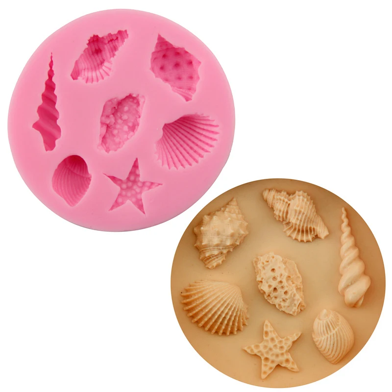 3D Sea Shell Shape Cake Molds Food-grade Silicone Baking Dish Chocolate Candy Confectionery Bakeware Cake Decorating Tools
3D Sea Shell Shape Cake Molds Food-grade Silicone Baking Dish Chocolate Candy Confectionery Bakeware Cake Decorating Tools