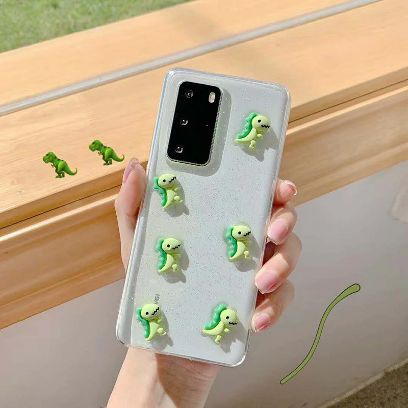 Cartoon Dinosaur Clear Phone Cases For Hiawei P20 lite P30 P40 Pro Mate 20 30 Nova 6 7SE 3D Cute Dragon Soft Glitter Epoxy Cover
Cartoon Dinosaur Clear Phone Cases For Hiawei P20 lite P30 P40 Pro Mate 20 30 Nova 6 7SE 3D Cute Dragon Soft Glitter Epoxy Cover