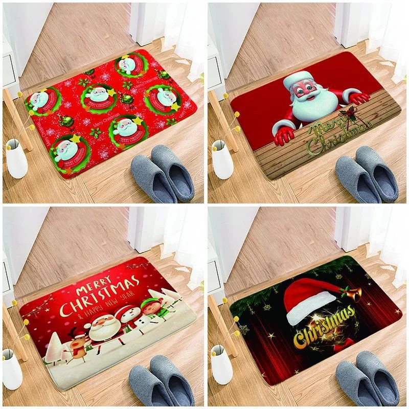 Christmas Eve Flannel Floor Mat Bathroom Absorbent Non Slip Printing Carpet Tapis Noel
Christmas Eve Flannel Floor Mat Bathroom Absorbent Non Slip Printing Carpet Tapis Noel