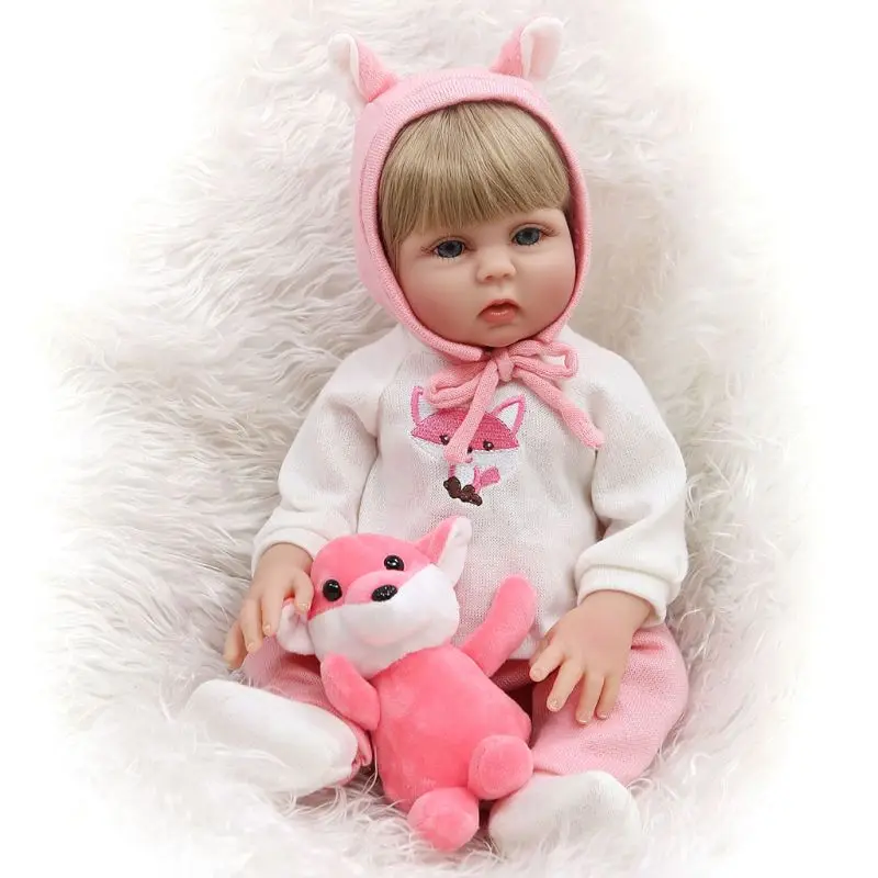 47cm Realistic Doll Full Soft Vinyl Toddler Babies Lifelike Girl Dog Accompany 54DA
47cm Realistic Doll Full Soft Vinyl Toddler Babies Lifelike Girl Dog Accompany 54DA